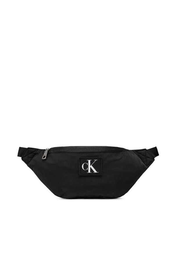 Calvin Klein Jeans Saszetka nerka City Nylon Waistbag K60K609301 Czarny. Kolor: czarny. Materiał: materiał