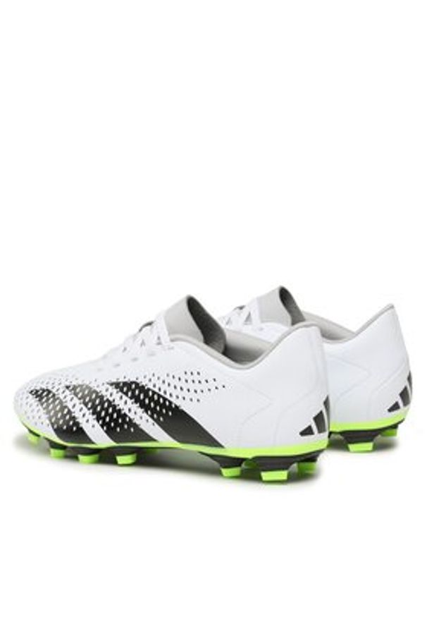 Adidas - adidas Buty do piłki nożnej Predator Accuracy.4 Flexible Ground Boots GZ0013 Biały. Kolor: biały. Materiał: materiał