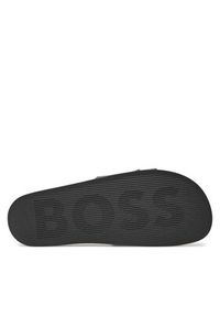 BOSS - Boss Klapki Kirk Slid Rblg N 50498241 Szary. Kolor: szary #4