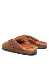 Home & Relax Kapcie AGK21110 Brązowy. Kolor: brązowy. Materiał: skóra #2