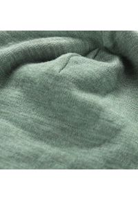 ALPINE PRO - Czapka turystyczna z wełną merino 100% Alpine Pro Bedade. Kolor: zielony. Materiał: wełna. Styl: sportowy