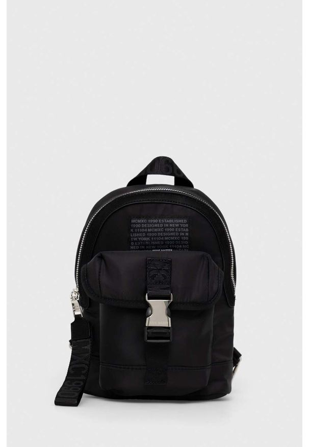 Steve Madden plecak Bcanal damski kolor czarny mały gładki SM21000007. Kolor: czarny. Materiał: materiał. Wzór: gładki