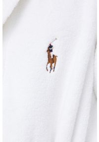 Polo Ralph Lauren Szlafrok 714852627001 kolor biały. Typ kołnierza: polo. Kolor: biały. Materiał: materiał #4