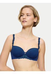 Triumph Biustonosz z fiszbiną Wild Azalea 10219858 Niebieski. Kolor: niebieski. Materiał: syntetyk #1