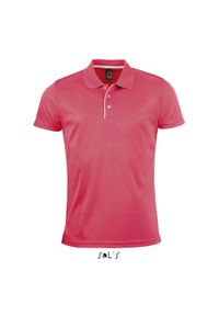 SOL'S - Polo Sol's Performer. Typ kołnierza: polo. Kolor: wielokolorowy, czerwony, różowy #1