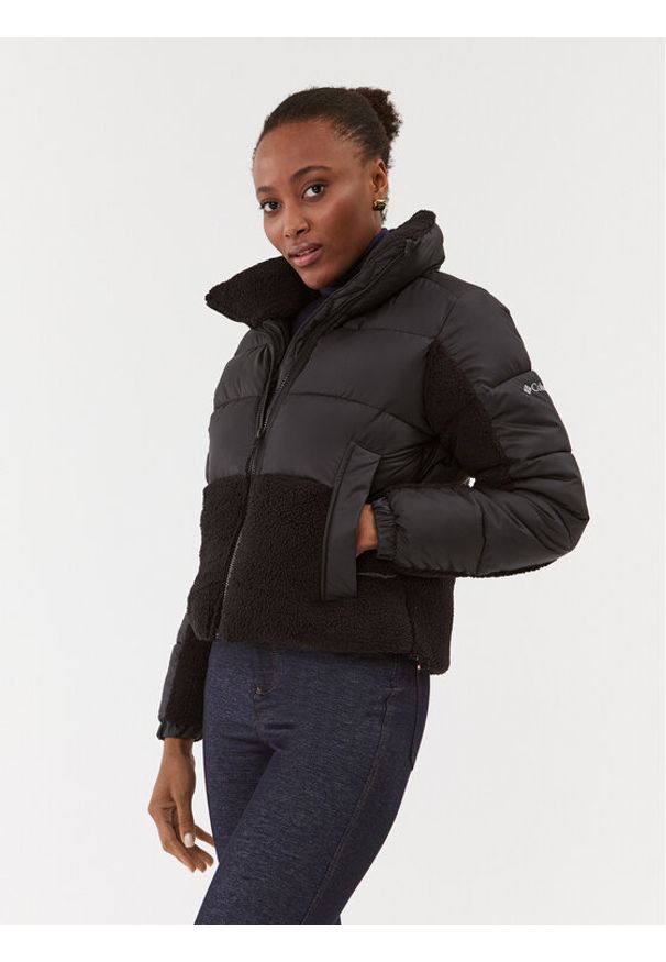 columbia - Columbia Kurtka zimowa Leadbetter Point™ Sherpa Hybrid Czarny Regular Fit. Kolor: czarny. Materiał: syntetyk. Sezon: zima