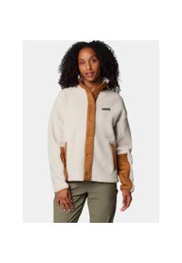 columbia - Bluza Polarowa Damska Columbia Cloud Point Snap. Typ kołnierza: polo. Kolor: wielokolorowy, beżowy, brązowy. Materiał: polar