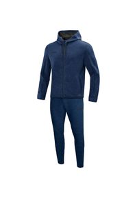 Dres Jako Premium Basics. Kolor: niebieski. Materiał: dresówka. Sport: piłka nożna, fitness #1