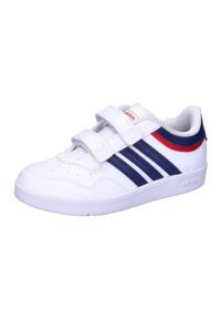 Adidas - Buty dla dzieci adidas Hoops 4.0 CF. Kolor: czerwony, biały, niebieski, wielokolorowy. Sport: turystyka piesza #1