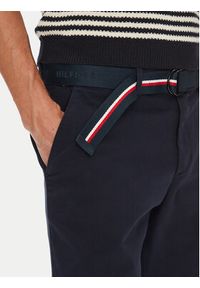 TOMMY HILFIGER - Tommy Hilfiger Szorty materiałowe Brooklyn MW0MW39706 Granatowy Regular Fit. Kolor: niebieski. Materiał: bawełna #3