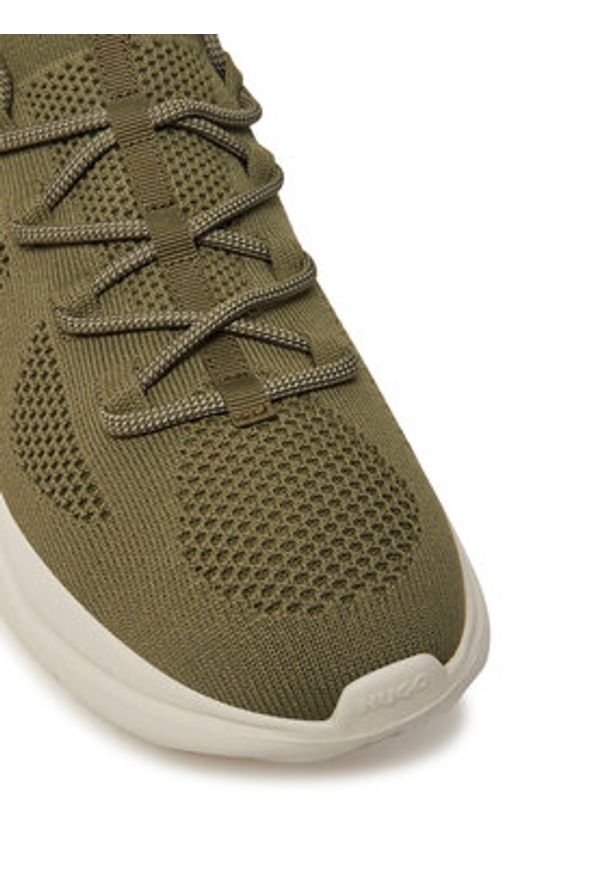 Hugo - HUGO Sneakersy Leon 50541684 Zielony. Kolor: zielony. Materiał: materiał