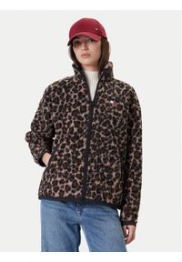 Tommy Jeans Polar DW0DW21596 Brązowy Regular Fit. Kolor: brązowy. Materiał: syntetyk