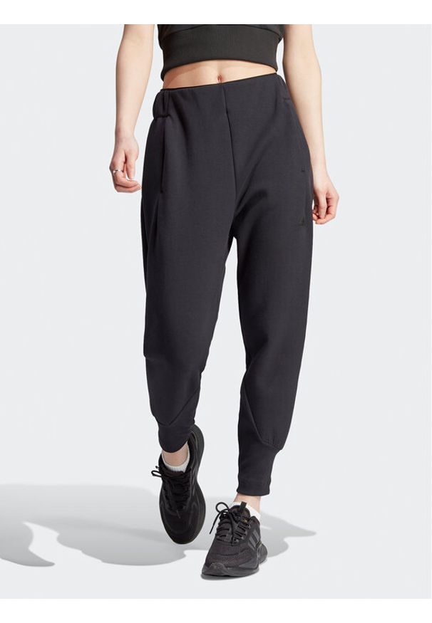 Adidas - adidas Spodnie dresowe Z.N.E. IN5136 Czarny Regular Fit. Kolor: czarny. Materiał: bawełna