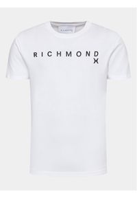 Richmond X T-Shirt UMA23082TS Biały Regular Fit. Kolor: biały. Materiał: bawełna