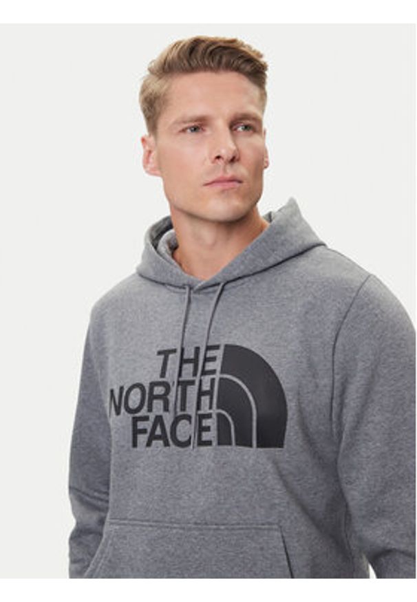The North Face Bluza Easy NF0A89FF Szary Regular Fit. Kolor: szary. Materiał: bawełna