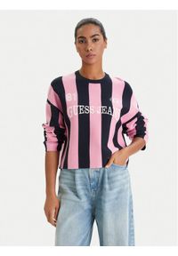 Guess Jeans Sweter W6RR17 Z3FC2 Kolorowy Regular Fit. Materiał: wiskoza. Wzór: kolorowy #1