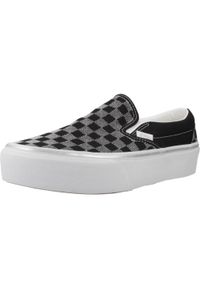 Vans - Buty VANS CLASSIC SLIP-ON PLATFORM Czarny. Zapięcie: bez zapięcia. Kolor: czarny. Materiał: tkanina. Obcas: na platformie. Model: Vans Classic. Sport: skateboard
