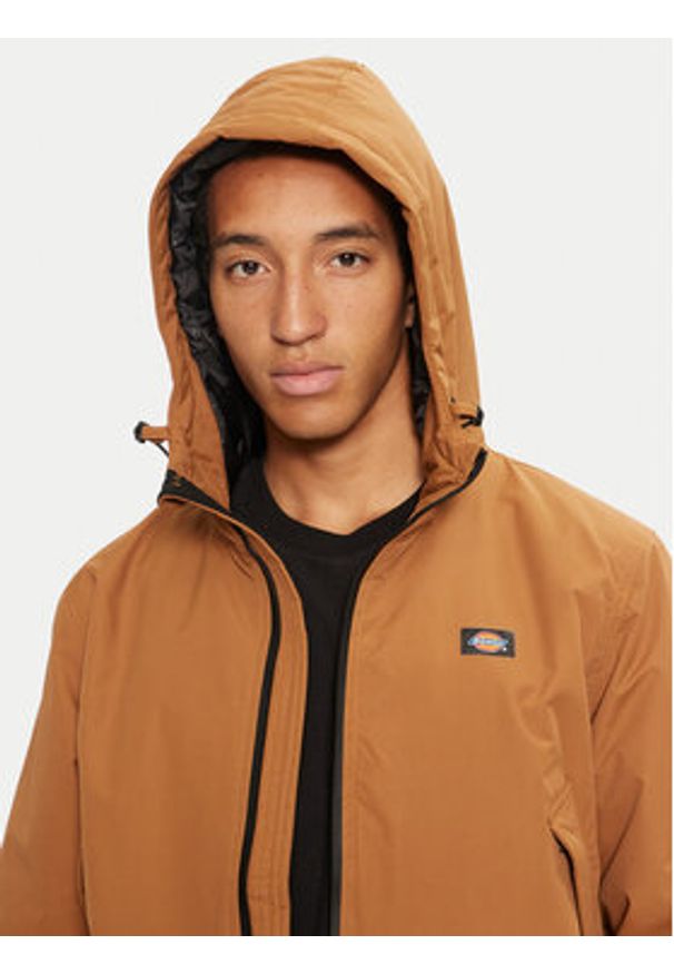 Dickies Kurtka przejściowa New Sarpy DK0A4XG8 Brązowy Regular Fit. Kolor: brązowy. Materiał: syntetyk