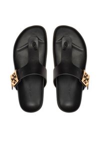 Tory Burch Japonki Mellow Thong Sandal 155190 Czarny. Kolor: czarny. Materiał: skóra