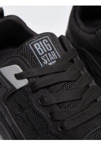 Big-Star - Sneakersy damskie czarne RR374068 906. Okazja: na co dzień. Kolor: czarny. Materiał: materiał #5