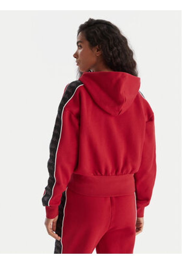 Kappa Bluza Banda Clarise 32261BW Czerwony Regular Fit. Kolor: czerwony. Materiał: bawełna