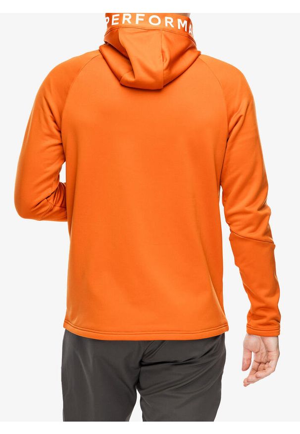 Bluza z zamkiem męska Peak Performance Rider Zip Hood. Kolor: pomarańczowy