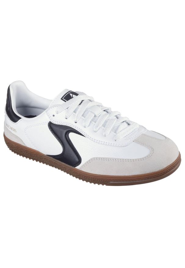 skechers - Damskie HOTSHOT KICKOFF Sneakersy Biały / Czarny. Kolor: wielokolorowy, biały, czarny. Materiał: guma, materiał, syntetyk