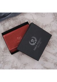 Skórzany portfel czerwony PAOLO PERUZZI T-32-RD. Kolor: czerwony. Materiał: skóra #1