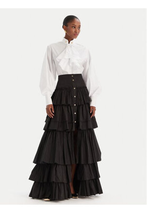 Babylon Spódnica maxi MF0503 Czarny Regular Fit. Kolor: czarny. Materiał: syntetyk