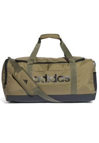 Adidas - Torba adidas Linear Duffel M IN6119 - zielona. Kolor: zielony. Materiał: poliester. Sport: fitness #1