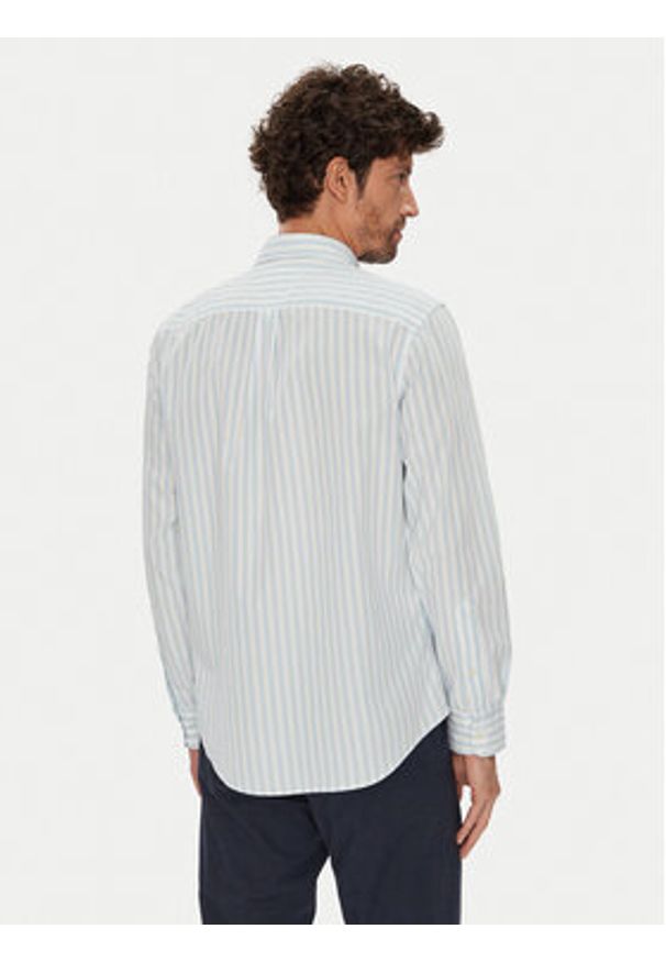 TOMMY HILFIGER - Tommy Hilfiger Koszula MW0MW39159 Błękitny Regular Fit. Kolor: niebieski. Materiał: bawełna