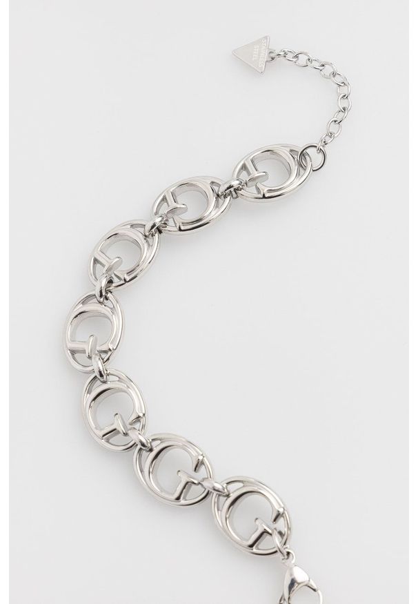 Guess - Bransoletka. Kolor: srebrny