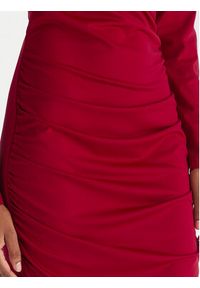 ACCESS FASHION Sukienka koktajlowa 54-3040-225 Czerwony Slim Fit. Kolor: czerwony. Materiał: syntetyk. Styl: wizytowy #4