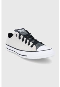 Converse Tenisówki kolor kremowy. Nosek buta: okrągły. Zapięcie: sznurówki. Kolor: beżowy. Materiał: guma #2