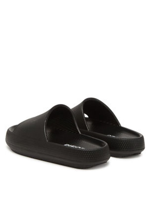 Pieces Klapki 17156830 Czarny. Kolor: czarny. Materiał: syntetyk