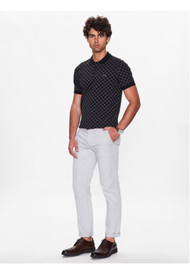 JOOP! Polo 30036150 Czarny Modern Fit. Typ kołnierza: polo. Kolor: czarny. Materiał: bawełna