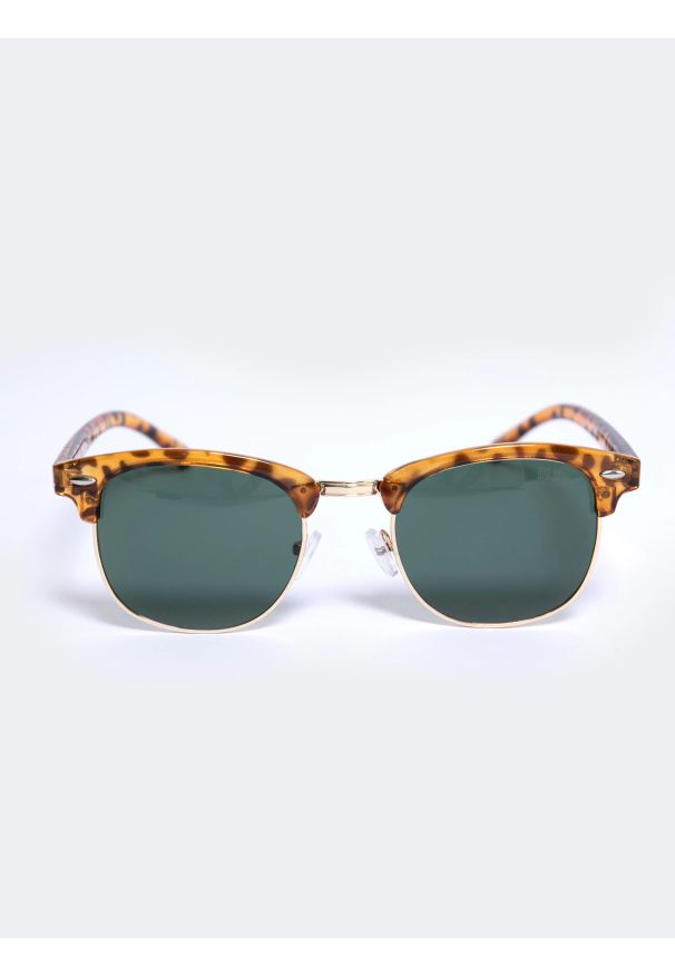 Big-Star - Okulary przeciwsłoneczne unisex z motywem zwierzęcym Kolen 803. Kolor: brązowy. Wzór: motyw zwierzęcy