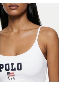 Polo Ralph Lauren Góra od bikini 21612454 Biały. Kolor: biały. Materiał: syntetyk #4