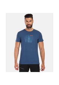 Męska koszulka bawełniana Kilpi DISCOVER-M. Kolor: niebieski. Materiał: bawełna. Sport: turystyka piesza #1
