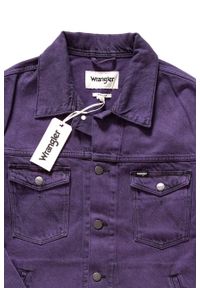 Wrangler - WRANGLER REGULAR JACKET PURPLE POP W443RJ202. Materiał: jeans #3