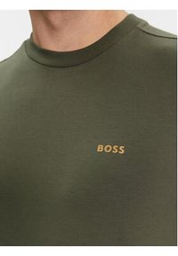 BOSS - Boss T-Shirt Tee 50506373 Zielony Regular Fit. Kolor: zielony. Materiał: bawełna #4