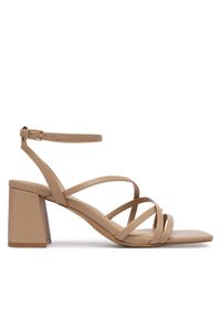 Aldo Sandały Esther 14039513 Beżowy. Kolor: beżowy. Materiał: skóra #1