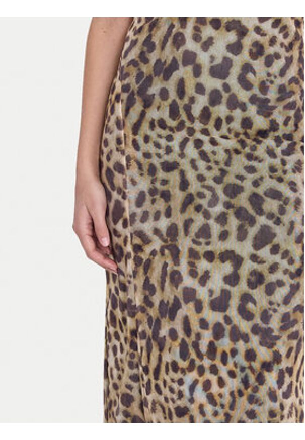 Noisy may - Noisy May Sukienka letnia Lesley 27033993 Brązowy Slim Fit. Kolor: brązowy. Materiał: syntetyk. Sezon: lato