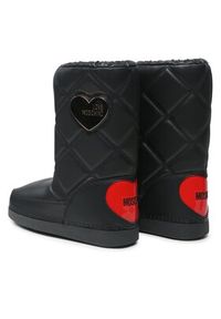 Love Moschino - LOVE MOSCHINO Śniegowce JA24172G1HIT7000 Czarny. Kolor: czarny. Materiał: skóra