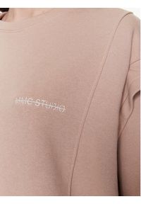 MMC STUDIO - MMC Studio Bluza Loretta Beżowy Relaxed Fit. Kolor: beżowy. Materiał: bawełna #3