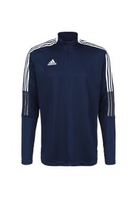 Adidas - Bluza męska adidas Tiro 21 Training Top granatowa. Kolor: niebieski, wielokolorowy, biały