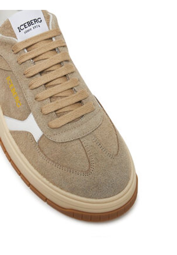 Iceberg Sneakersy IU1724 Kolorowy. Materiał: zamsz, skóra. Wzór: kolorowy