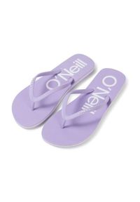 ONeill Japonki O'Neill Profilie Logo Sandals W 92800614889 fioletowe. Kolor: fioletowy. Wzór: nadruk