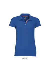 SOL'S - Damska koszulka polo Sol's Patriot. Typ kołnierza: polo. Kolor: niebieski. Styl: sportowy #1