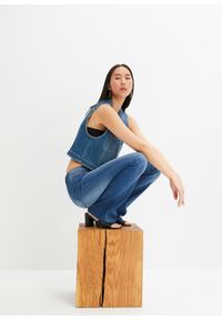 bonprix - Dżinsy Bootcut, Mid Waist, ze stretchem. Kolor: niebieski #3
